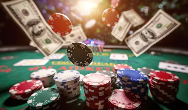 Live blackjack table with professional dealer